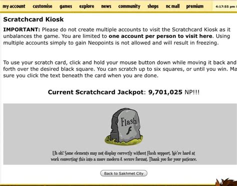 neopets scratch cards|Guide to Neopets Scratchcards .